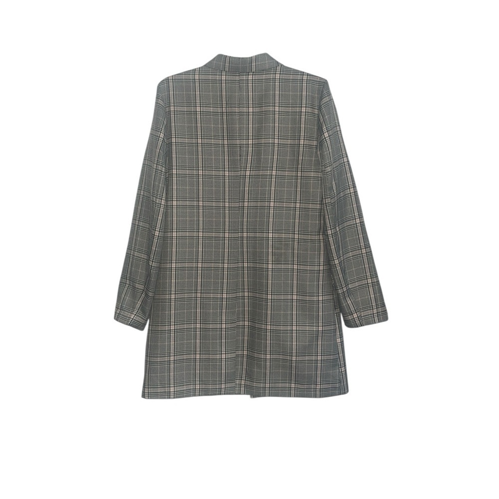 BD Dakota x Steve Madden Plaid Behavior Longline Blazer Size Medium - Picture 5 of 11